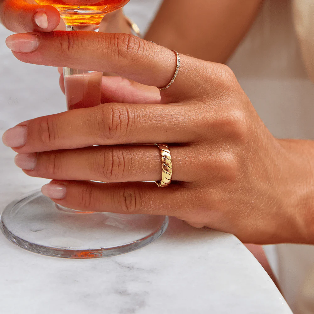 Calira Twisted Infinity Ring - Image 3