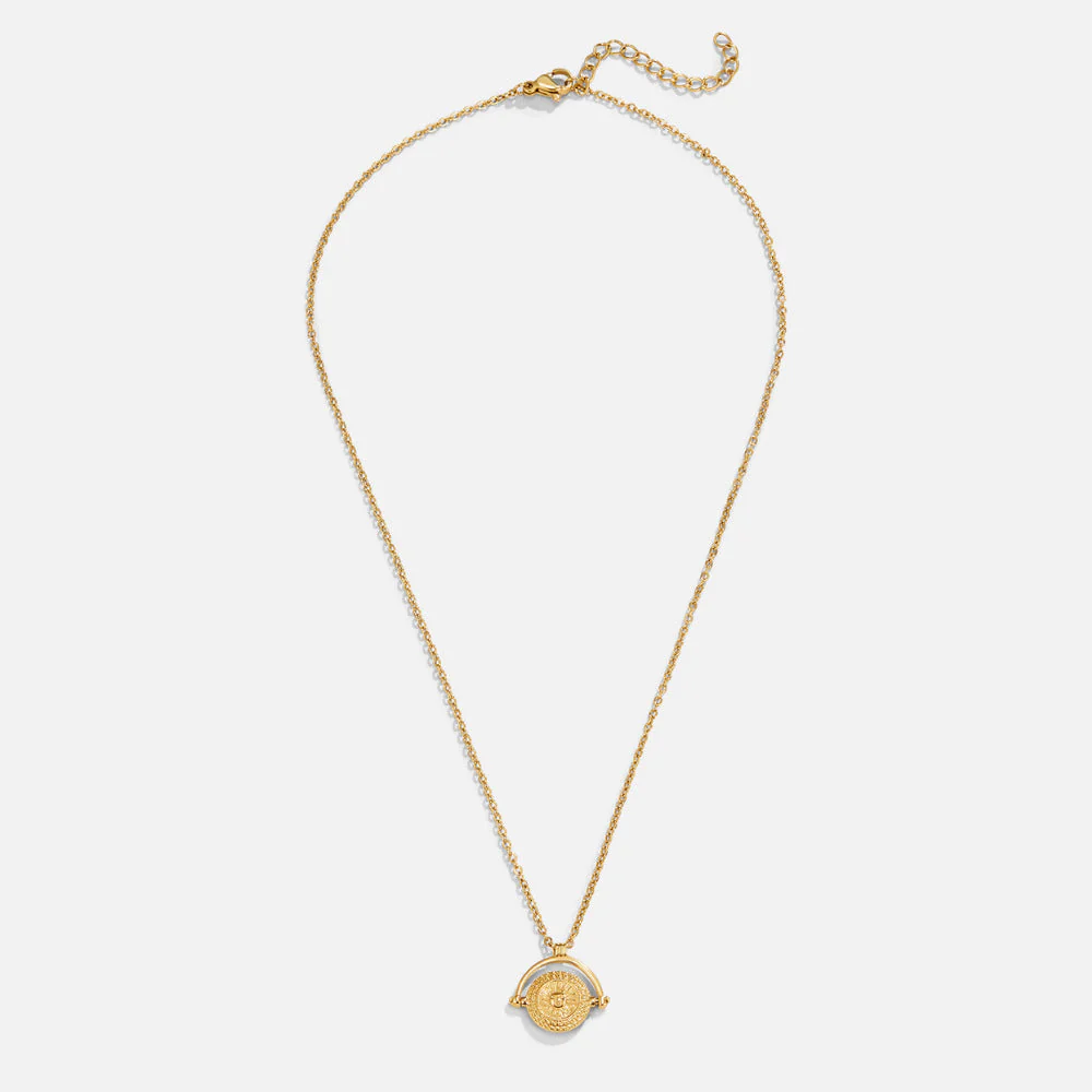 Golden Sun Coin Necklace - Image 3