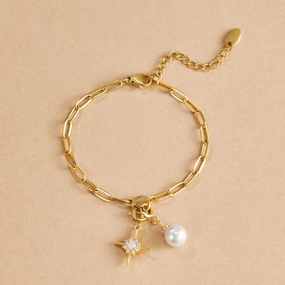 Crystal & Pearl Charm - Image 5