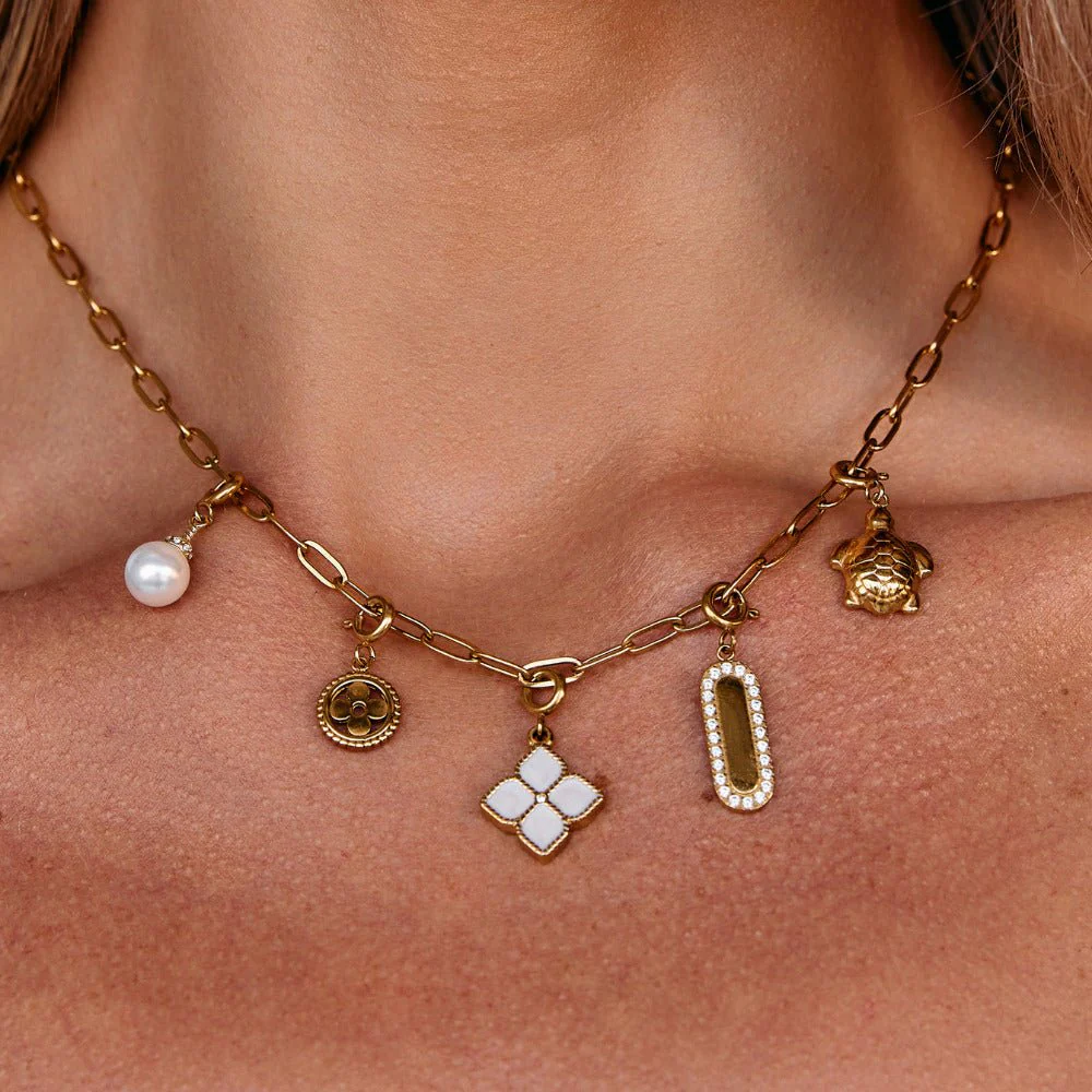 Crystal & Pearl Charm - Image 7