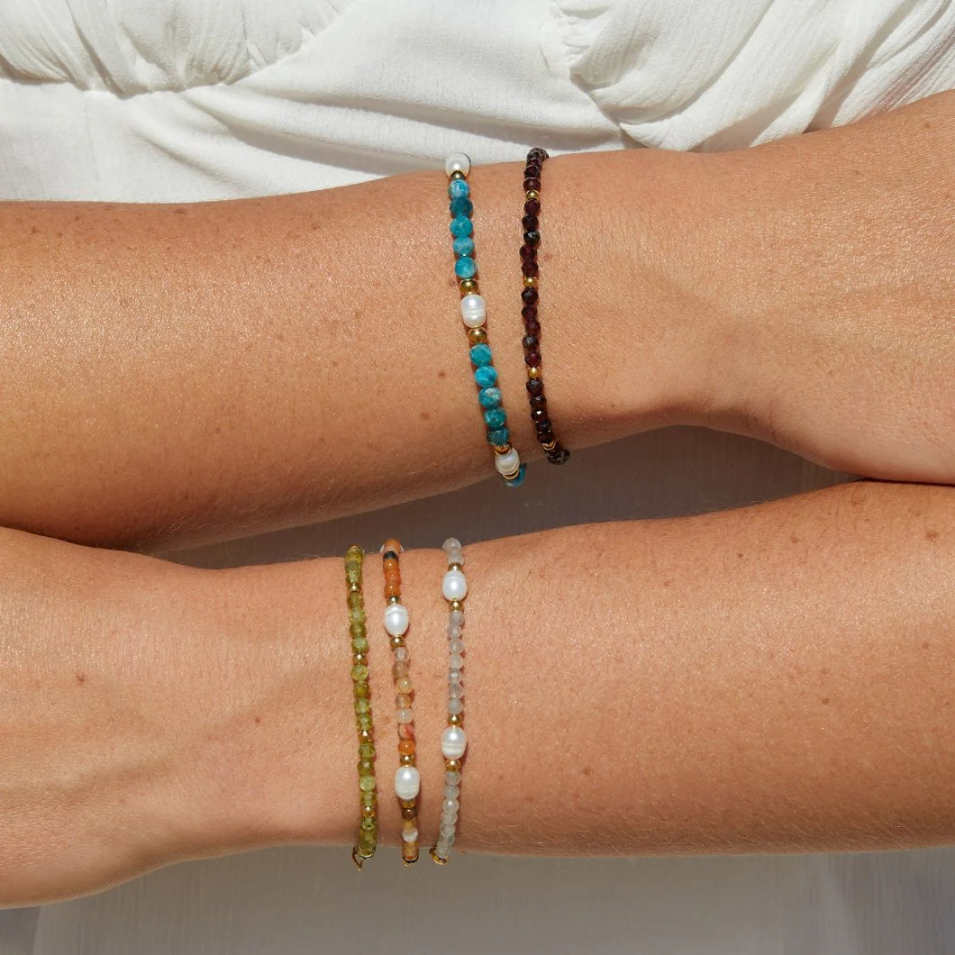 Red Garnet Bead Bracelet - Image 10